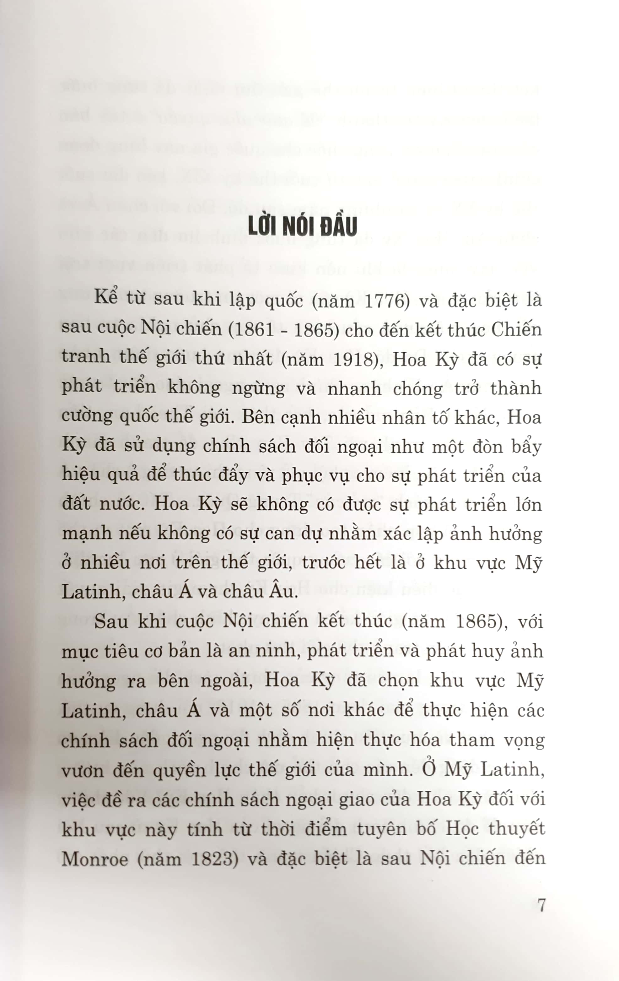 Chính sách đối ngoại của Hoa Kỳ từ sau nội chiến đến kết thúc chiến tranh thế giới thứ nhất (1865 - 1918)