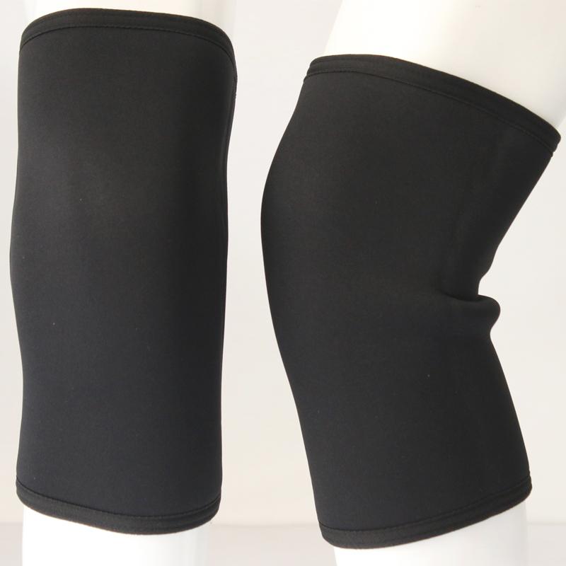1 Cặp tay áo dày 7mm Nooprene Neoprene Hỗ trợ đầu gối ấm Hỗ trợ trọng lượng Nâng cao thể thao an toàn CrossFit Brace Sức mạnh Color: Red Size: XXL