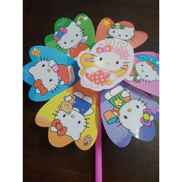 Đồ chơi cho bé, Chong Chóng cối xay gió 3 cánh hoạ tiết dễ thương