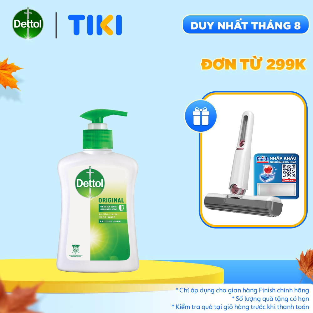 Nước rửa tay diệt khuẩn Dettol - Chai 250g