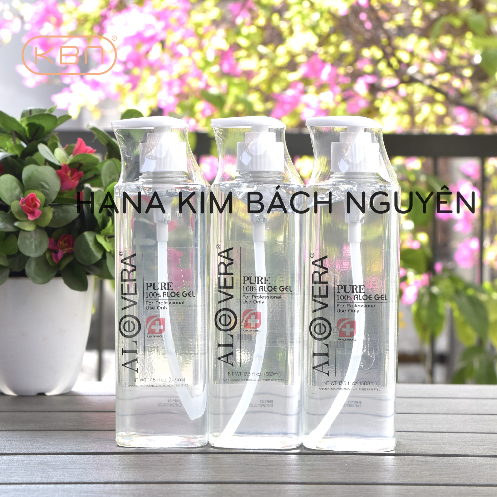 Combo 3 Chai Gel Lô Hội Aloe Vera Hàn Quốc 500ml - Dưỡng Ẩm, Làm dịu da + Tặng 50g Mặt Nạ Dẻo