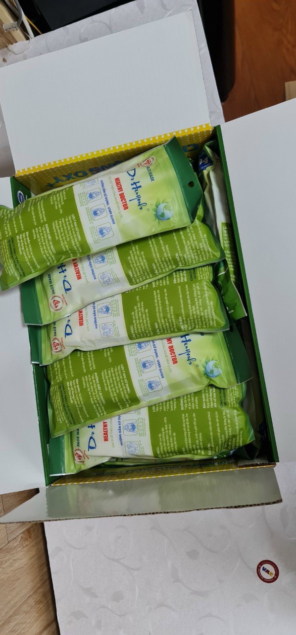 Khẩu trang 4 lớp KF94 kháng khuẩn, chống bụi mịn, công nghệ 4D Hàn Quốc