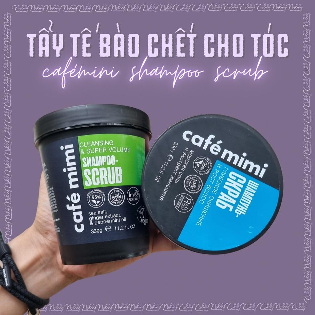 Dầu Gội Tẩy Da Chết Cafémimi Dành Cho Tóc Và Da Đầu Làm Sạch Sâu Và Kích Thích Mọc Tóc 330g