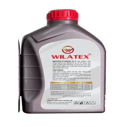 Nhớt xe máy WILATEX 4T 20W50 MA2 800ml