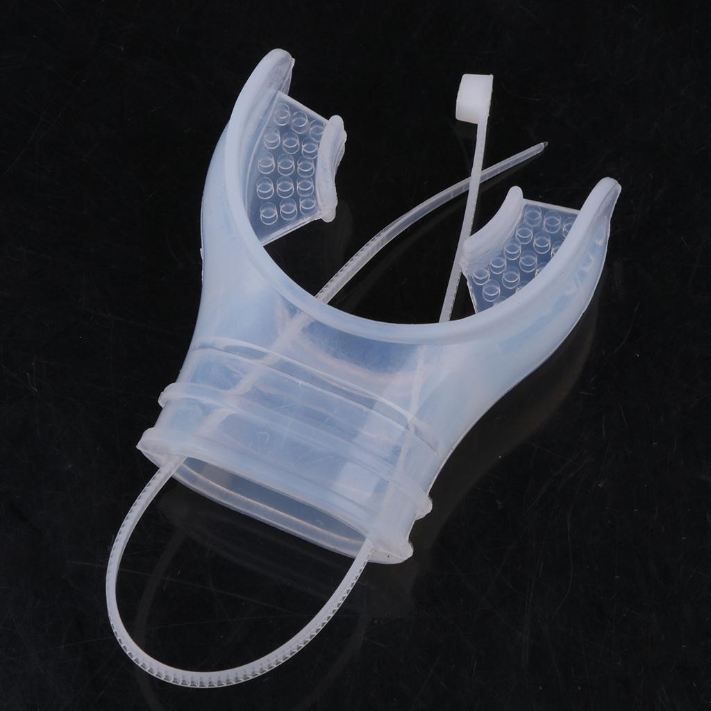 4-25pack Silicone Tube Snorkeling Mouthpiece Diving Regulator