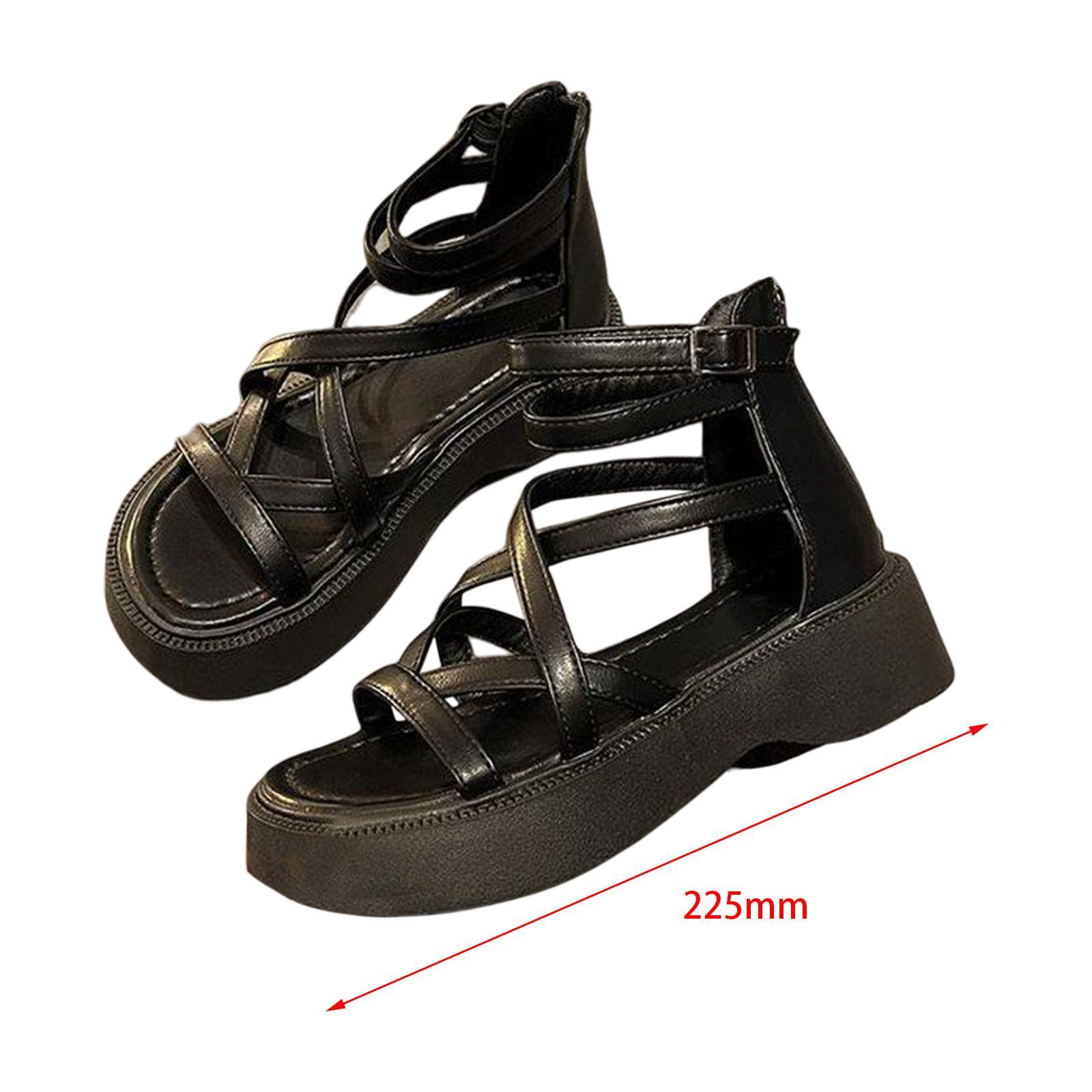 High Heels Wedge Shoes Comfortable Hollow Out Anti Slip Female Women Sandals