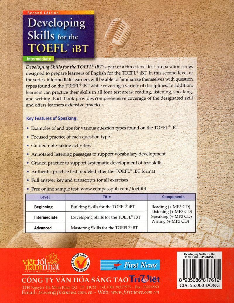 Developing Skills For The Toefl IBT - Speaking