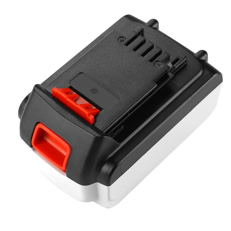 100% chính hãng Pin sạc Li-ion 20V 12800mAh Pin thay thế cho BLACK & DECKER LB20 LBX20 LBXR20 Màu sắc: Vàng
