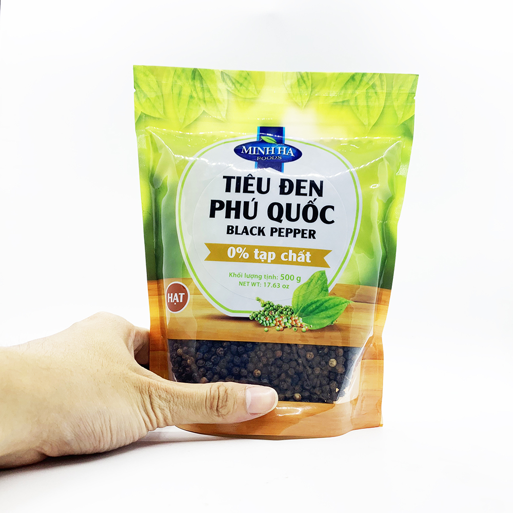 Tiêu đen hạt Phú Quốc Minh Hà 500g