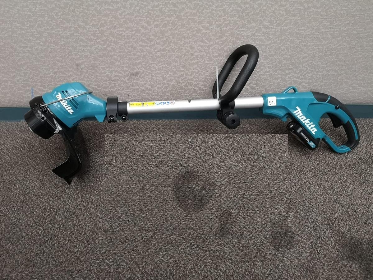 MÁY CẮT CỎ DÙNG PIN 12V 260MM/230MM MAKITA UR100DZY  - HÀNG CHÍNH HÃNG