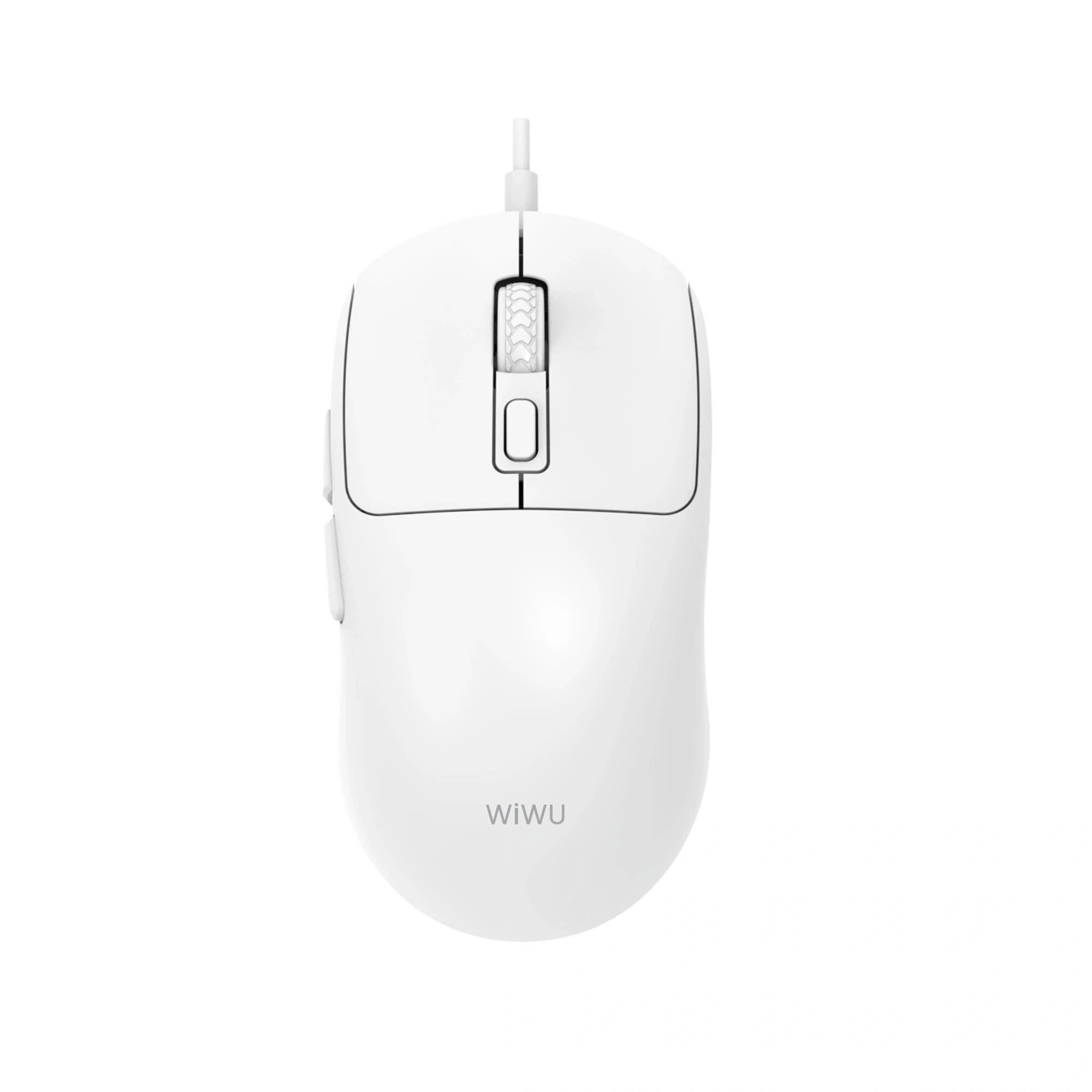 Chuột máy tính có dây AirPrecision Mouse DPI 3600, 6 Phím Thông Minh WIWU WM111 cho Laptop | Cáp 1.8M Siêu Bền | Switch 5 Triệu Lần Nhấp | Chuột Văn Phòng, Học Tập, Gaming Nhẹ - Hàng nhập khẩu
