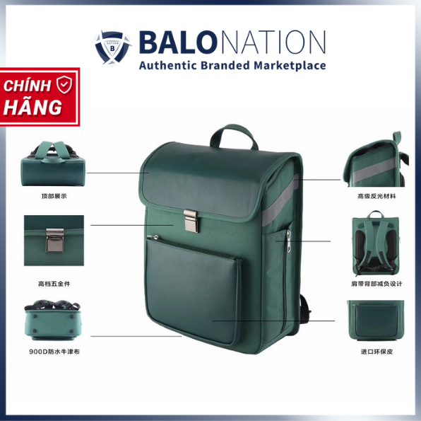 Balo Chống Gù Lớp 1-3 BEDDYBEAR Royal Xanh Lá Cho Bé GZ-XANHLA - Hàng Chính Hãng