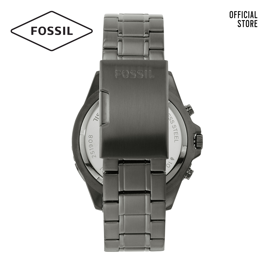 Đồng hồ nam FOSSIL dây thép không gỉ Garret FS5621 - màu xám