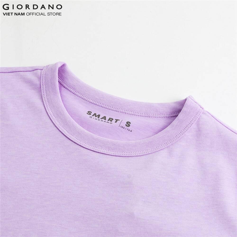 Áo Thun Cổ Tròn Nữ Giordano C-neck Tee 05329329
