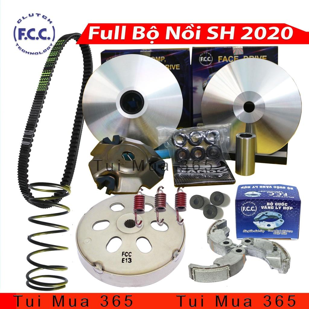 Full Bộ Nồi Trước, Nồi Sau dùng cho xe SH Việt 125-150 Đời 2020 Hãng FCC Công Nghệ Japan