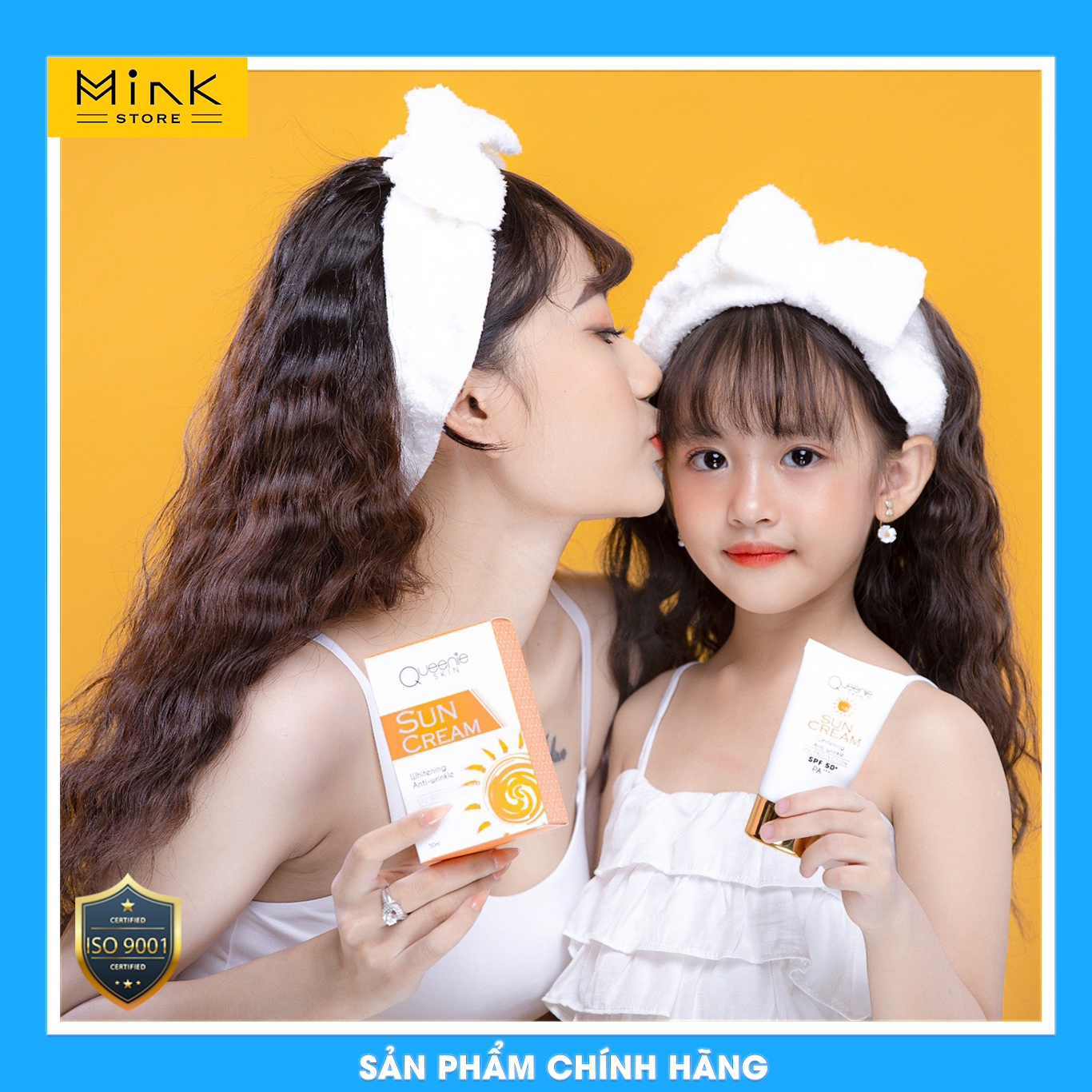 Kem Chống Nắng Queenie Skin - Chống Lại Các Tia UVA/UVB Từ Mặt Trời, Giúp Da Không Bị Tổn Thương Khi Đi Dưới Nắng - 50 ML - Hàng Chính Hãng