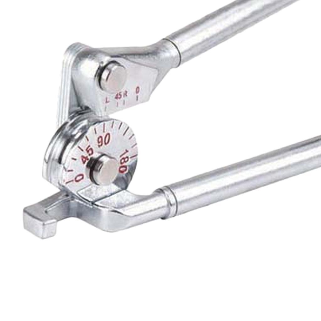 6mm 3-in-1 Tube Bender, Heavy Duty Aluminum Alloy Pipe Bending Tool, 180 Degree
