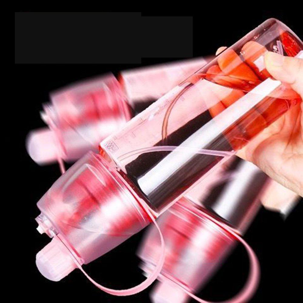 Bình đựng nước thể thao có vòi xịt phun sương cầm tay bằng nhựa cho xe đạp chạy bộ tập gym