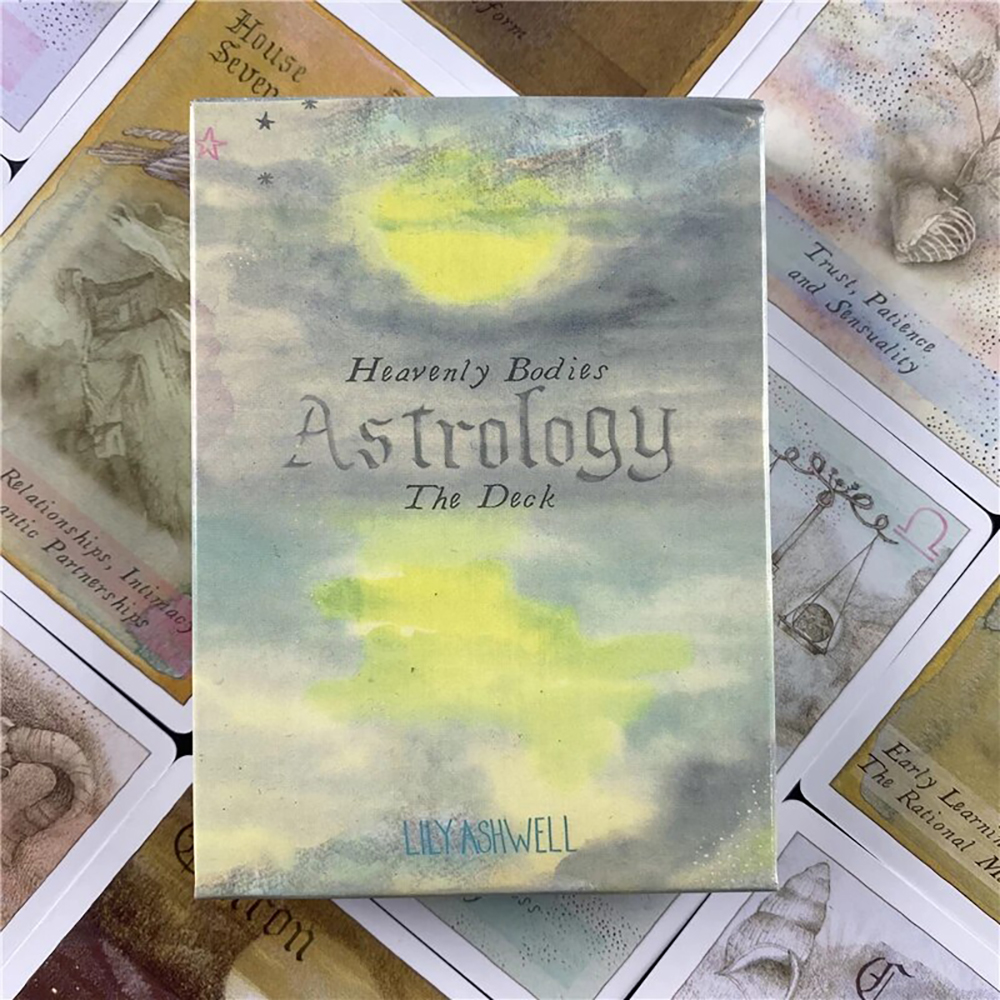 Bộ Bài Heavenly Bodies Astrology Oracle 51 Lá  Đá Thanh Tẩy
