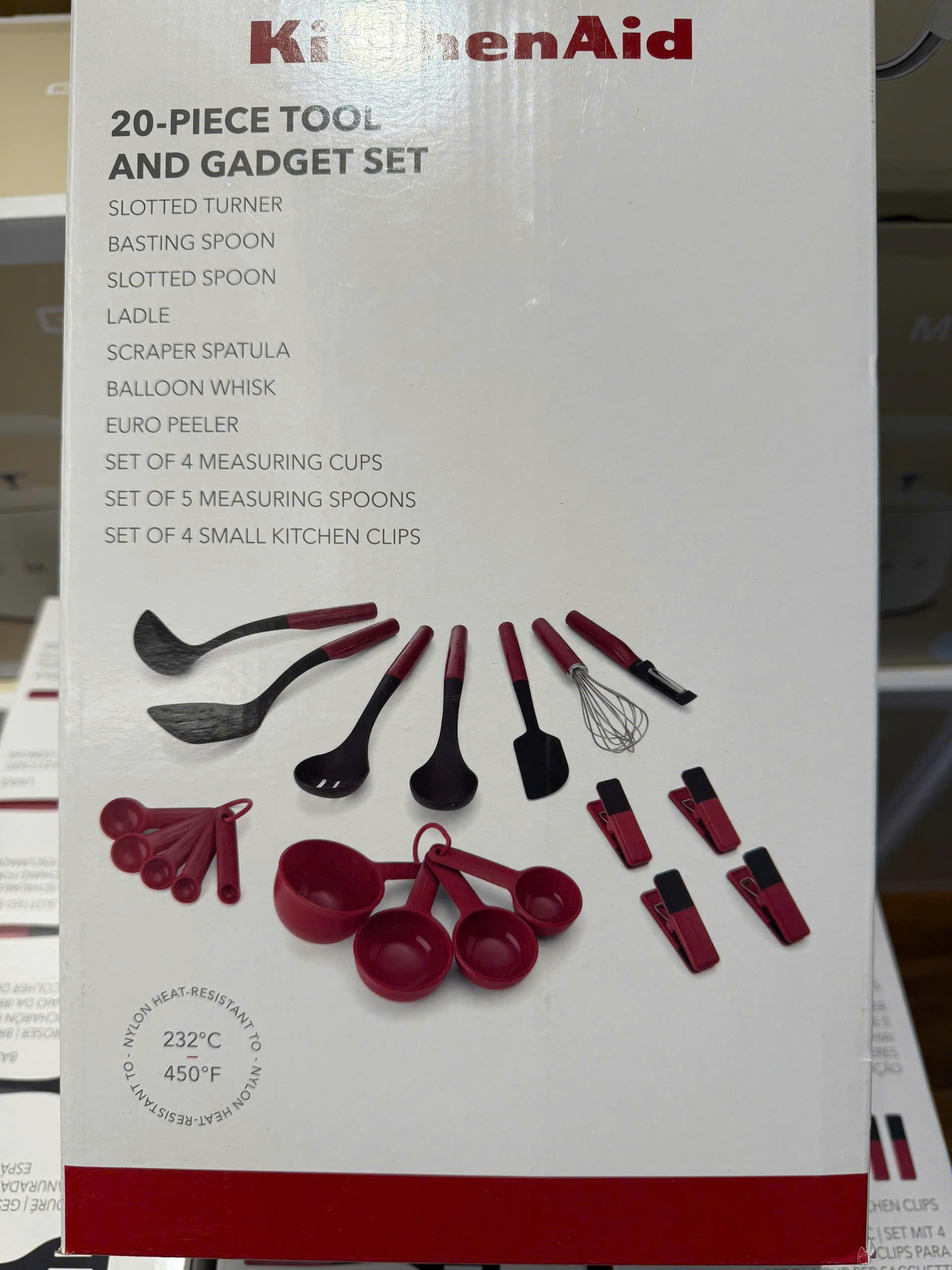 Set Dụng Cụ nhà bếp Kitchenaid 20 món Hàng chính hãng