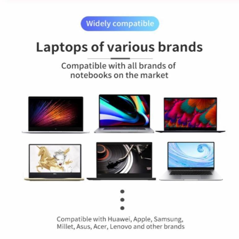 Giá đỡ Laptop - giá kê Laptop dành cho MacBook bằng nhựa có thể gấp gọn và điều chỉnh độ cao theo nhu cầu