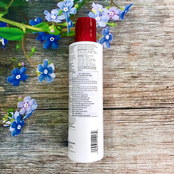 Gel Paul Mitchell Flexible Style Super Sculpt tạo nếp tóc uốn Mỹ 250ml