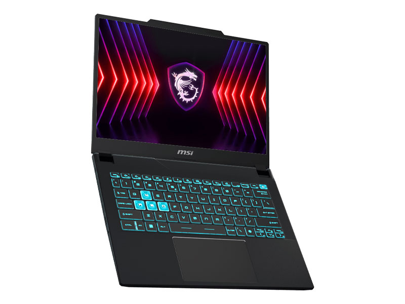 LAPTOP MSI CYBORG 14 A13VE-090VN (I7-13620H/512GB PCIE SSD/DDR5 8GB*2/RTX 4050,GDDR6 6GB/14&quot;16:10 FHD+144HZ/ WIN11/MÀU ĐEN) - HÀNG CHÍNH HÃNG