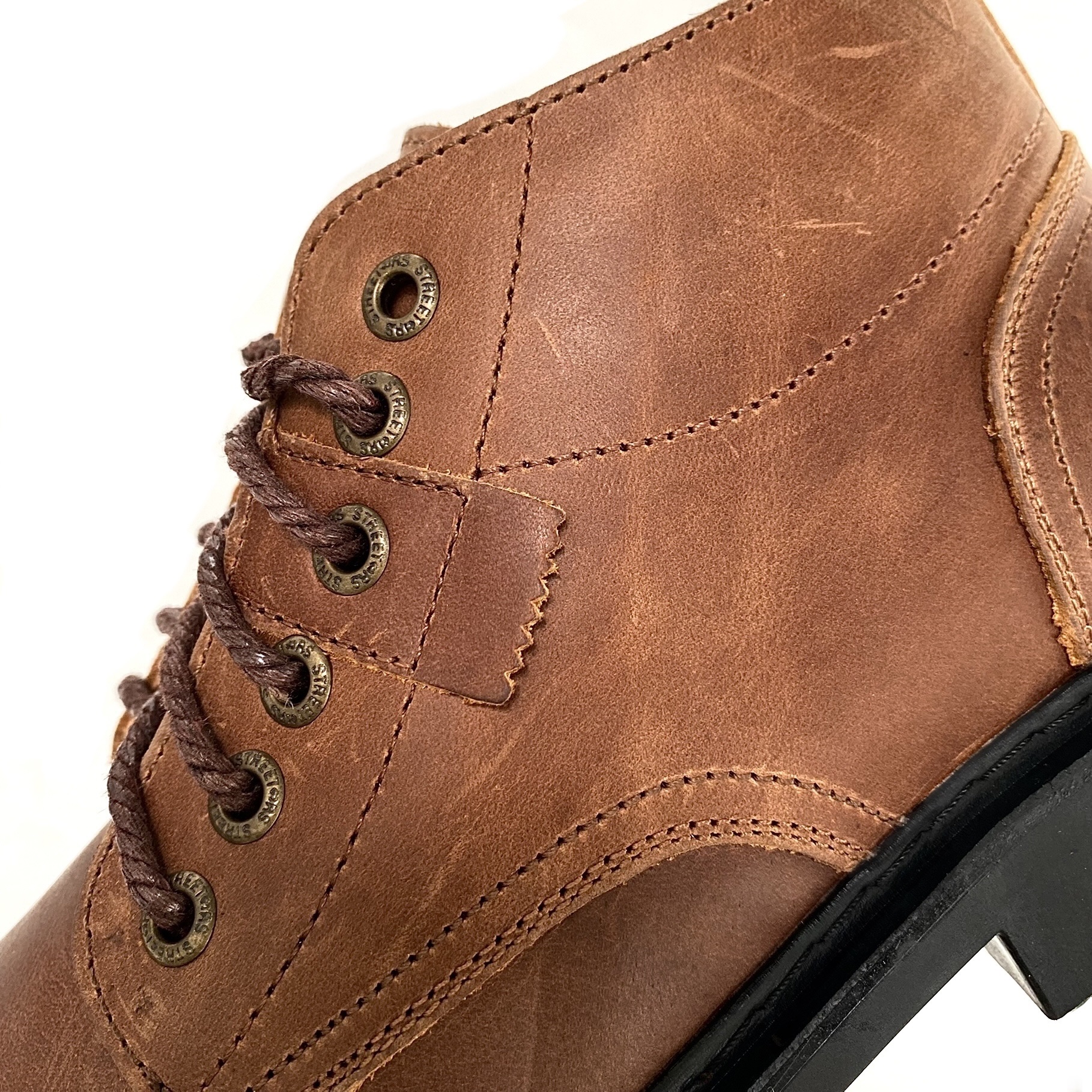 Giày da bò cổ lửng nam TEFOSS HN611 cá tính, bụi bặm size 38-44