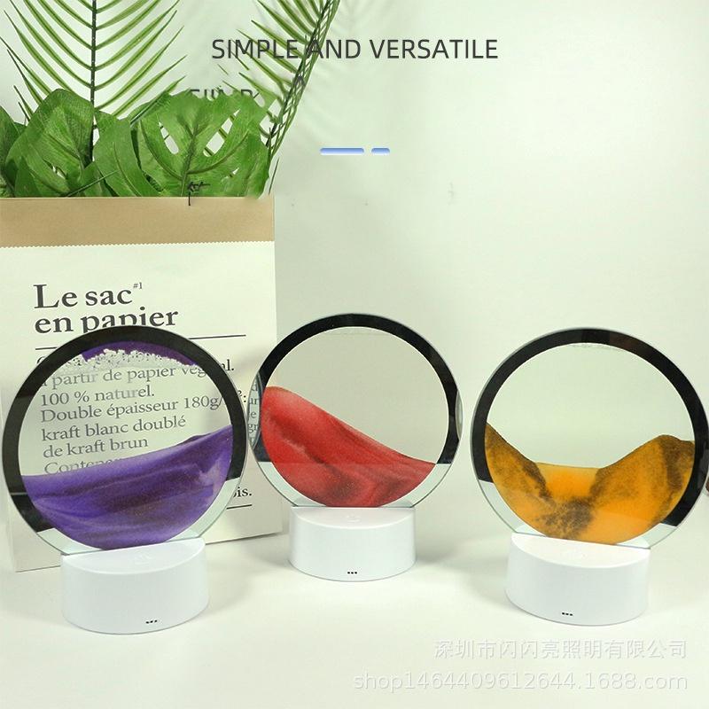Tranh cát chuyển động 3D Kết hợp đèn led chiếu sáng xung quanh , làm quà tặng , trang trí nhà cửa phong thủy.