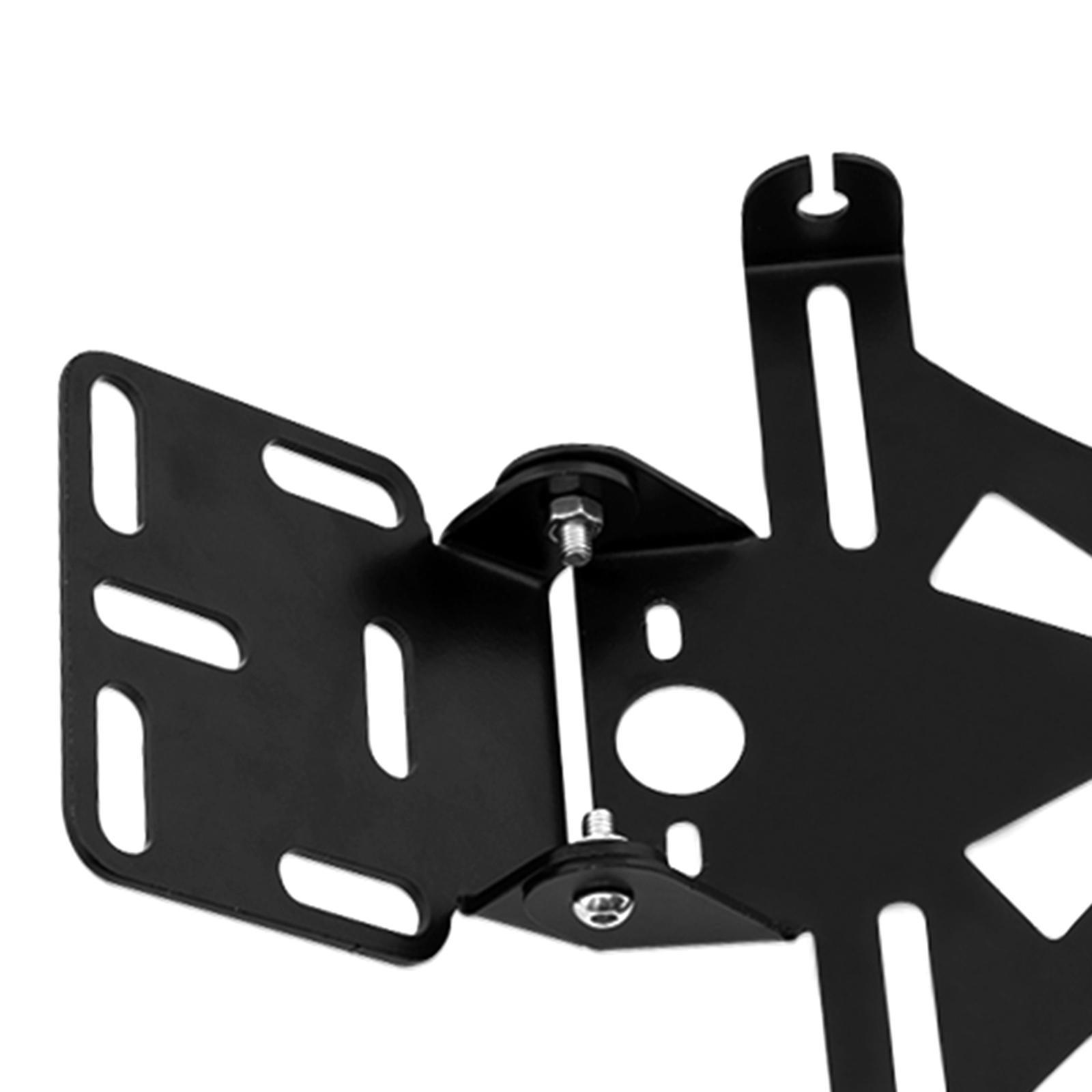 Licenses plate Holder Mount Adjustable Rear Light Bracket Accessory