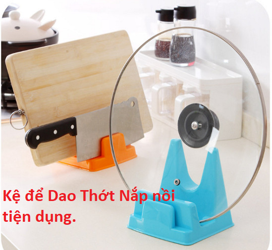 Khay gác Nắp Nồi tiện dụng, Gác vung nồi Dao Thớt, Muỗng. Kệ gác Dao thớt nắp nồi khi nấu ăn GD308-GacNapNoi