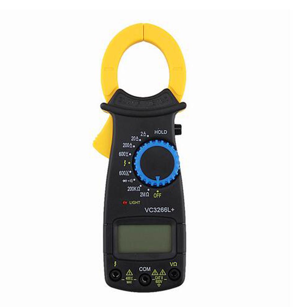 Digital Clamp Meter AC DC Current Voltage Multimeter Temp Volt Amp Tester
