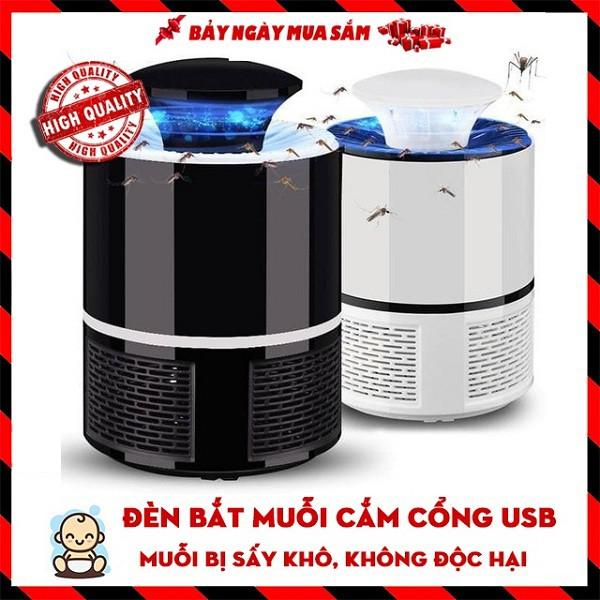 Đèn bắt muỗi thông minh hình trụ cắm cổng usb