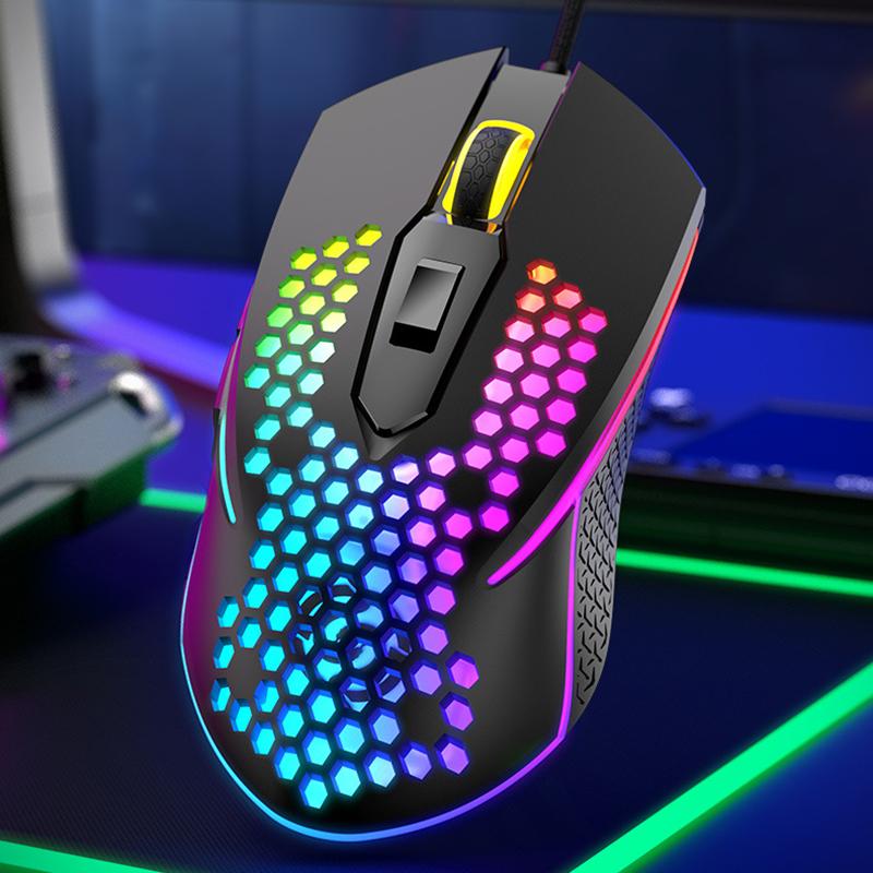 Viper X8 Có Dây Thiết Chuột Chơi Game LOL 3200DPI 6 Độc Lập Nút Game Thủ Mous Nhẹ Thiết Kế Rỗng Cho Máy Tính