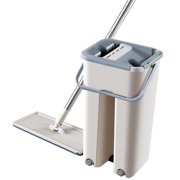 Bộ cây lau nhà thông minh kèm thùng vắt 2 ngăn Inochi BH-M200