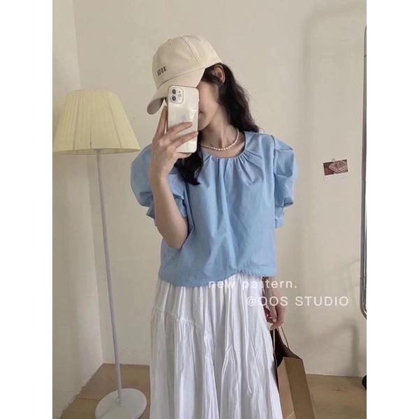 Áo điệu tay nhúm 2895