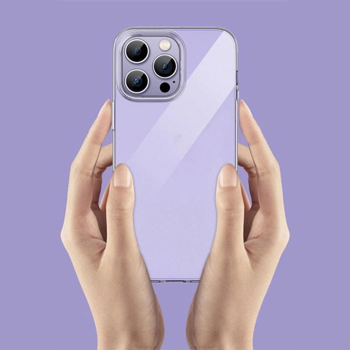 Ốp lưng siêu mỏng 0.3mm chống ố cho iPhone 15 Pro Max / 15 Pro / 15 Plus / 15 hiệu Memumi Crystal thiết kế ôm sát máy, chống sốc , chống trầy xước - Hàng nhập khẩu