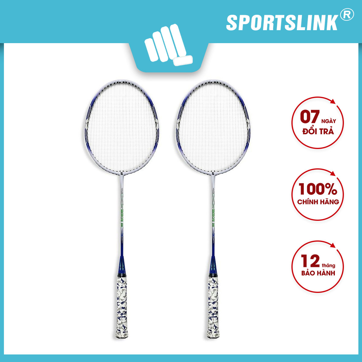 Cặp vợt cầu lông dây cước Sportslink Bokai BK-135