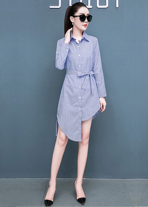 Đầm suông dự tiệc nữ kẻ sọc mẫu mới Haint Boutique da96