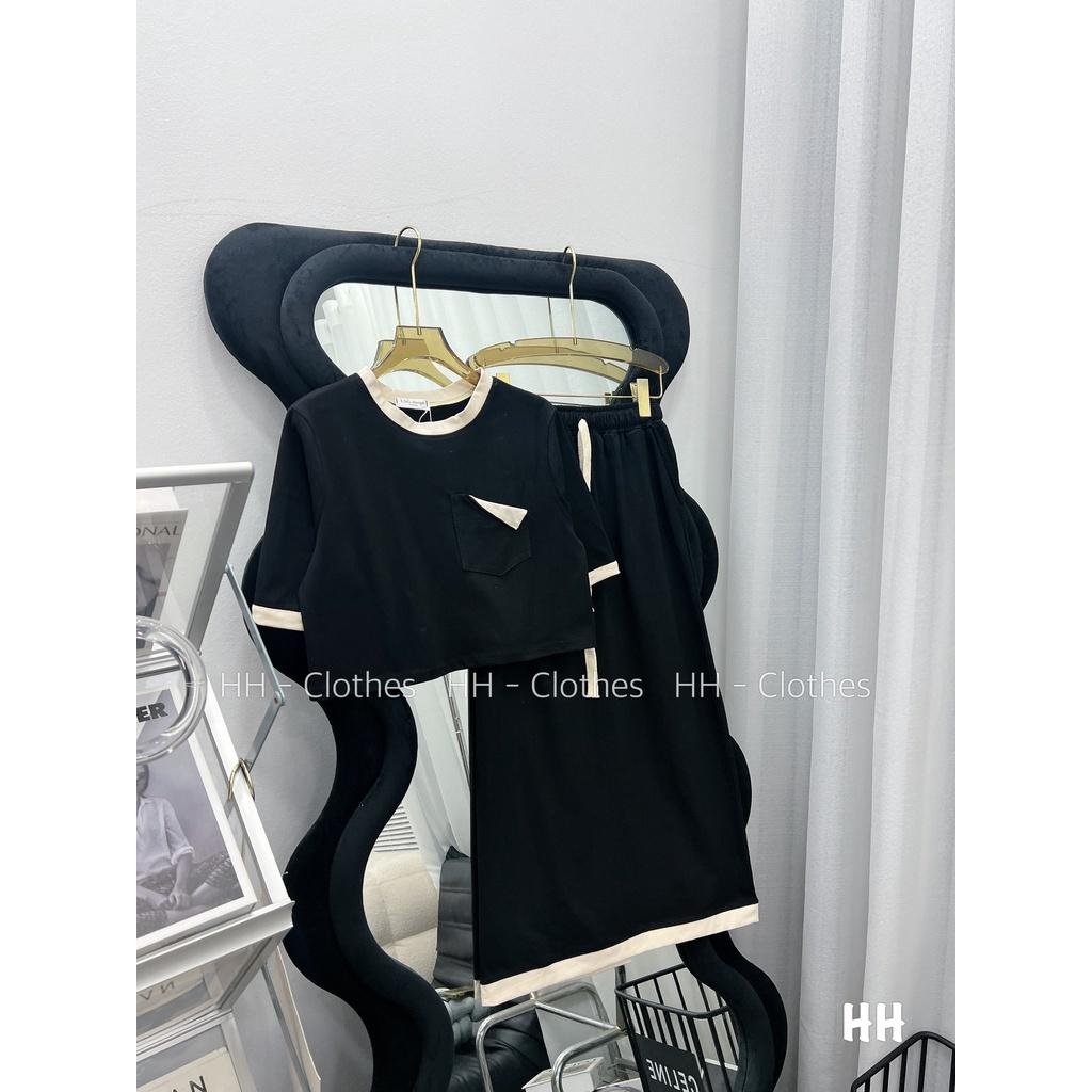 SET ĐI CHƠI, SET BỘ 2 MÓN ÁO THUN CROPTOP CỔ TRÒN TAY NGẮN PHỐI CHÂN VÁY THUN MÀU TÚI LẬT KIỂU CỰC HOT