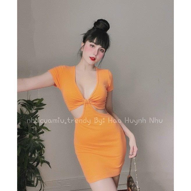 Đầm ôm khoét eo - đầm ôm body