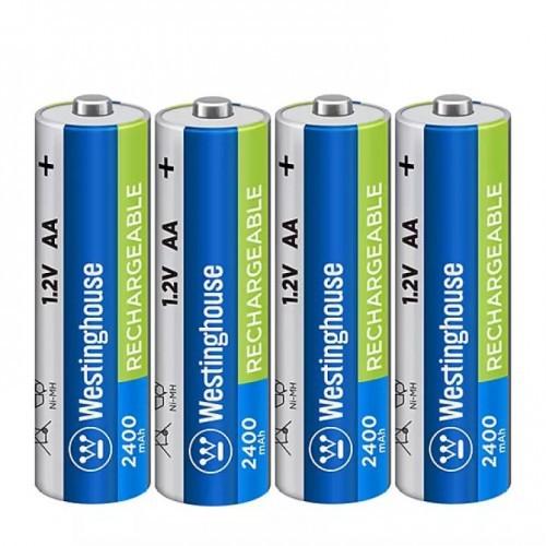 Combo Pin sạc Westinghouse AA 2400mAh (Vĩ 2 viên)/ AA 2400mAh (Vĩ 4 viên) / AAA 1000mAh (Vĩ 2 viên) hàng chất lượng cao