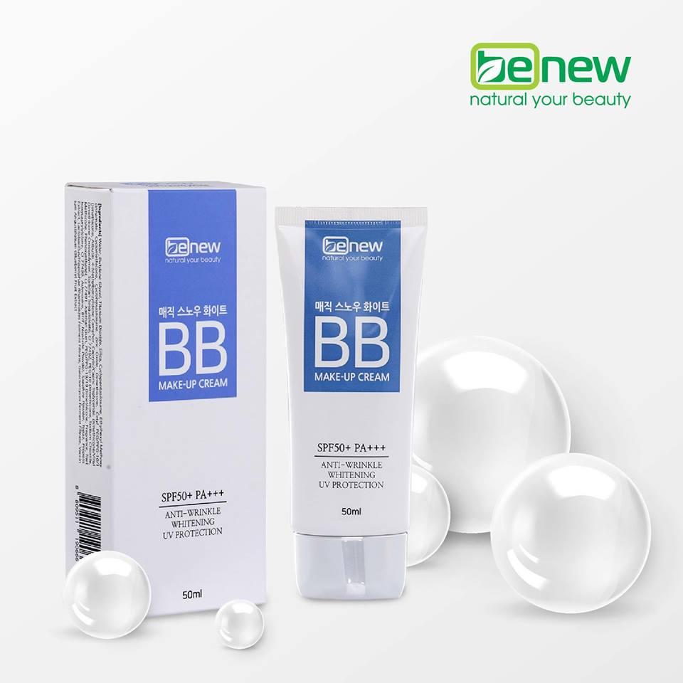 Kem Nền Ma Thuật BB Cream 3 in1 Siêu Mịn Lâu Trôi BENEW Magic Snow White Hàn quốc - Hàn Quốc Chính Hãng