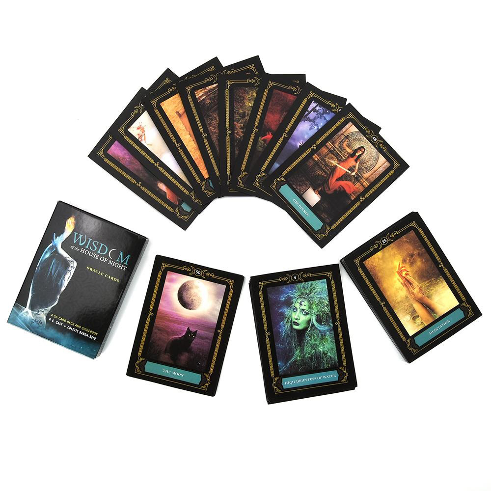 Bài Oracle Wisdom Of The House Of Night 55 Lá Bài  Đá Thanh tẩy