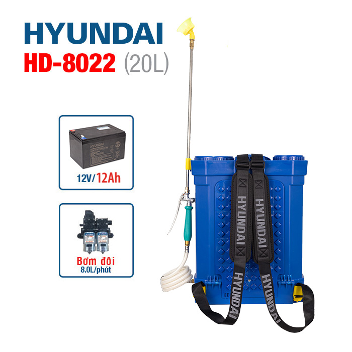Bình xịt điện HYUNDAI HD-8022