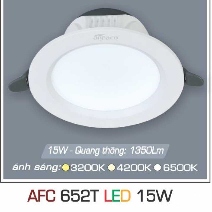 Đèn LED âm trần downlight Anfaco AFC 652T - Hàng chính hãng