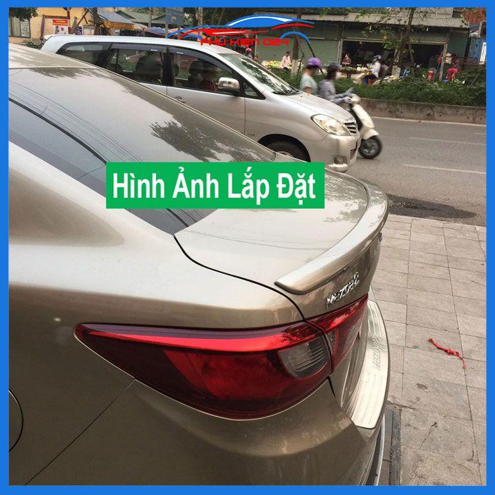 Đuôi gió sau xe liền cốp Mazda 2 Sedan 2015-2016-2017-2018-2019-2020-2021 hàng mộc chưa sơn
