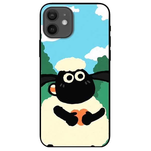 Ốp lưng dành cho iPhone 12 Mini - iPhone 12 - iPhone 12 Pro - iPhone 12 Pro Max - Cừu Con Vui Vẻ