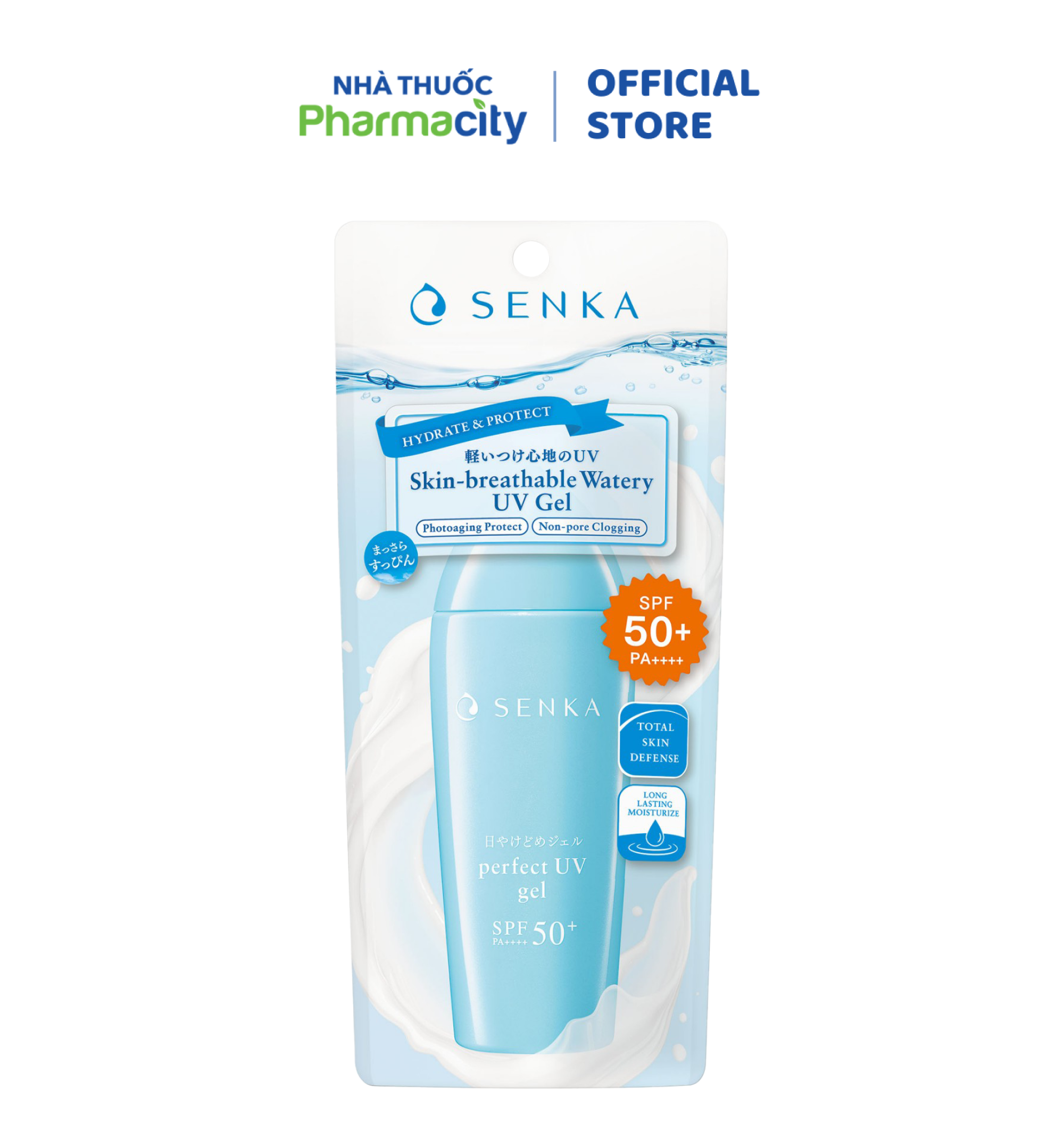 Gel sữa chống nắng Senka Perfect UV Gel SPF 50+/PA++++ (80ml)
