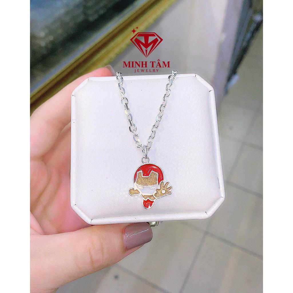 Mặt dây chuyền bạc ta cho bé trai hình siêu nhân